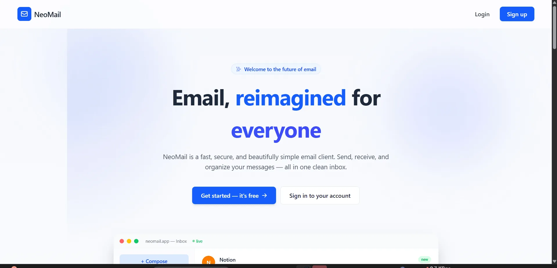 NeoMail email client