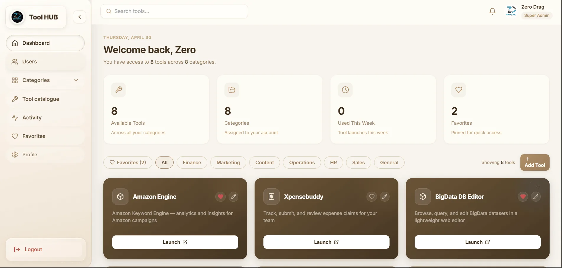 Toolhub Enterprise Platform
